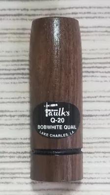 <p>Used for Bobwhite quail. Made of walnut with a cork insert. East to use for locating coveys and singles.</p>