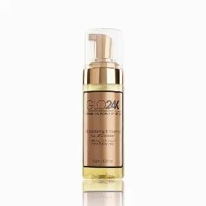 <p>This 24k Exfoliating & Foaming Facial Cleanser is a luxurious daily cleanser and make-up remover all in one. Specially formulated, this proprietary blend of Natural Essential Oils, Vitamins A & C, and other age-defying ingredients, gently yet thoroughly removes makeup, excess oil, impurities, and dead skin cells off your skin for a radiant, glowing complexion. Enriched with 24k Gold, Witch Hazel, and Aloe Vera - all known for their beautifying and anti-aging properties, this 24k Exfoliating C