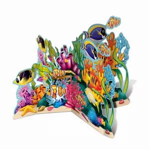 3-D Coral Reef Stand-Up, 26", (1 per pack), (assembly required), (Sold in packs of 6)