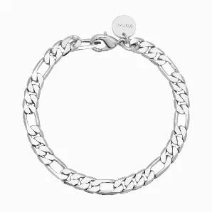 <p>The Baby Axel anklet is made from our small figaro chain and fastened with a with lobster clasp.</p> <ul> <li>Material: Brass</li> <li>Plating: 10k Gold or Rhodium-silver.</li> <li>Anklet has a clear protective coating to prevent quick wear and tarnishing.</li> <li>Chain measures: 6mm wide</li> <li>Clasp Measures: 15mm long</li> <li>Anklet Lengths: 10". 10.5", 11", 12"</li> </ul> Our jewelry is always handmade from sustainable materials in the USA. <br>