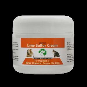 <p>ALL-AROUND TREATMENT - Unsure of what&#39;s causing your pet&#39;s skin problem? Maybe fungus or parasites or just dry or cracked skin. Our lime sulfur cream has been proven effective to treat Ringworm, Mange, Hot Spots, Fungus, Itchy and Dry Skin, Allergies, Dry Nose, Cracked Paws!<br />
ITCHY SKIN RELIEF - Our lime sulfur cream relieves itchiness caused by fungus, parasites or just dry skin. Use it to treat itchy skin or use it as a preventive solution. Give your furry friend healthier ski