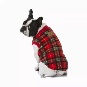 <p>These soft micro fleece dog pyjamas in red tartan are the best dog clothes to keep your pooch snugly and warm.</p>
<p>Designed for easy and comfortable wearing with no fasteners making it quick and simple to get warm and start playing or just have a snooze</p>
<p>Sleep with them on or walk out in style.</p>
<p>The super soft micro fleece is normally suitable for dogs with skin allergies.</p>
<p>Our sizes go from puppies to big dogs meaning everyone can stay warm on those chilly days and cold 