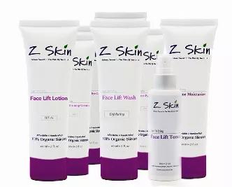 <p><span>Using a combination of the worlds strongest and most effective exotic herbs and oils, Z Skin Cosmetics organic Age Defying System will help you reverse the signs of aging. Our organic anti-aging system helps quickly erase fine lines and wrinkles, dark spots and restore smoother, tighter, younger looking skin. </span></p><h5>Product Included</h5><ul><li>Face Lift Wash</li><li>Face Lift Lotion</li><li>Neck Firming Cream</li><li>Daytime Eye Cream</li><li>Nighttime Eye Cream</li><li>Age Def