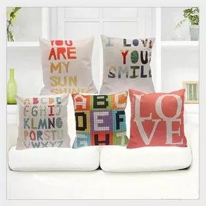 When you truly, utterly and honestly love someone but feel short of words..
When you are not finding the right words to express love, these fun filled Cushion Covers can speak the ABC Of Love on your behalf ! Let her know in a special way that she is your sunshine and you love her sweet smile.. Getting these playful cushions is your way of saying I think of you, love you, miss you and want to be with you always..
Express yourself with the message of Love from every pixel of your heart and see he