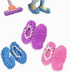 Add some fun to your mundane chore with these Quick Mop Slippers.Just wear these soft and colorful elastic shoe covers and start mopping and cleaning while you simply walk and dance on your floors. Avoid the dirty mop, dripping wet paper towels or heavy buckets, and do the handsfree swift cleaning the fun way without stooping, bending or kneeling to the floor.You can also put these mop slippers on your existing mop stand and mop away. Its non-abrasive surface will make your floors sparkly clean 