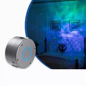 Bring in the outdoors in and enjoy the celestial magic of the night sky indoors!
 
Just plug in this night light projector into any room of the house and watch the most beautiful clouds moving and a sky full of stars twinkling. So simple to use, plug it into your game room and enjoy fun times with your kids under the moving clouds or your bedroom to create and feel the most relaxing and romantic ambiance under the starry night. 

 
Use the remote to change the modes and the colors of the sky to 