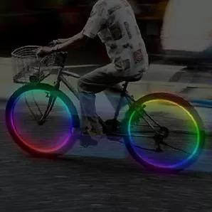 Multi LED Bike Wheel Lights that make rainbow of colors and light up your bicycles wheel as you ride the bike. It even has Flash mode that will Flash the lights make a Cool effects all done automatically.<br>
 
The LED lights comes in 2 Pack and attaches easily to your vehicle's tire stem valve without interfering with anything else. The Lights have batteries included and ready to use out of the box.<br>
They are waterproof so no need to worry about taking them out if it rains. The lights are ne