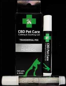 
<h3>Organic CBD for Pets</h3>
<p>The CBD Pet Care Transdermal Pen combines organic, GMO-free, broad-spectrum hemp, including naturally occurring CBD, with MSM, Lemon Myrtle, &amp; other beneficial ingredients to provide soothing relief for your pets!</p>
<p><strong>Transdermally applied for accurate dosing every time!</strong></p>
<p>How to apply: Each pump or dose contains 2 mg of CBD. Apply 1 pump/20 lbs to the inner ear of your pet and rub in. Approximately 20 minutes for dosage to sink in.<