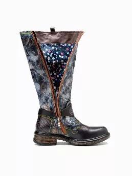 <meta charset="utf-8"><p data-mce-fragment="1"><span data-mce-fragment="1">With a stunning unique wrinkled design and a super genuine leather construction, these knee-high riding boots take your footwear game to the next level and ensure a bold look.</span><br data-mce-fragment="1"></p><ul data-mce-fragment="1"><li data-mce-fragment="1"><span data-attr="productHeight" data-mce-fragment="1">1.57</span><span data-attr="shipDimensionsUnits" data-mce-fragment="1">''</span><span data-mce-fragment="1"
