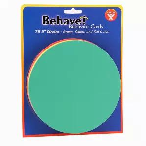 Behavior Cards 75, 3in. - Circle Cards