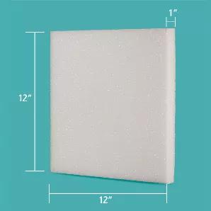 Styrofoam Bulk Pack - 36 of 12inx12inx1in. Blocks