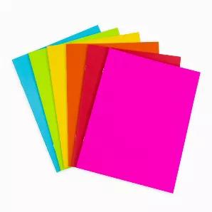 Bright Books - 8.5inx11in, 24 pages, 100 Books, Assorted Colors