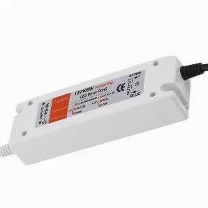 <p><strong>100W 8.3Amp Compact LED Driver AC 230V to DC12V Power Supply Transformer</strong></p>

<p>Led Driver or transformers are needed for low voltage LED or halogen bulbs. Without an LED driver transformer there is a possibility that the led lamp will either not work or will flicker.
</p><ul style="list-style-type: circle;">
         <li>100% Brand new and high quality</li>
         <li>LED driver transformer suitable for MR16 / MR11 /G4 and other</li>
         <li>Power: 100W</li>
        
