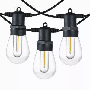 <meta charset="utf-8"><ul class="a-unordered-list a-vertical a-spacing-mini" data-mce-fragment="1"><li><span class="a-list-item">Perfect Indoor and Outdoor Commercial String Lights--SUNTHIN LED string lights is perfectly for different occasions use, are warm and bright enough and won't being overpowering. Confidently hanging them as your patio lights, backyard lights, porch lights, party lights, garden lights, deck lights and commercial lights.</span></li><li><span class="a-list-item">Patio Ligh