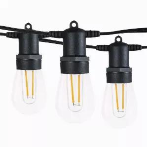 <ul class="a-unordered-list a-vertical a-spacing-mini" data-mce-fragment="1"><li data-mce-fragment="1"><span class="a-list-item" data-mce-fragment="1">Excellent Outdoor String Lights with Commercial Grade Quality-- SUNTHIN string lights outdoor waterproof coud withstood strong wind. And the wires are rubberized, flexible cord which is thicker than a traditional rope. Confidently hanging our shatterproof outdoor lights as your patio lights, backyard lights, party lights, porch lights, garden ligh