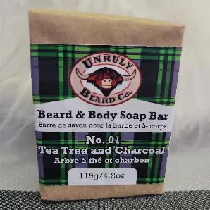 <p> </p>
<p>Detoxify and smooth your skin, and wear your facial hair with pride! </p>
<p>Cleanse your beard with our Unruly Beard and Body Soap Bar. </p>
<p><span>This product has been synergistically engineered with natural ingredients to help maintain the balance of natural oils on your face preventing dry, and itchy irritation. </span></p>
<p><span>This product can be used daily and promotes healthy facial hair growth. </span></p>
<p>Infused with selected oil exacts this wash bar will leave y