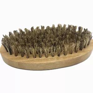<p class="p1">To tame the beast only a bamboo boar bristle brush will do!</p>
<p class="p1">Comb and condition your beards and mustache with <strong>hand-crafted excellence</strong>.</p>
<p class="p1">Gentle yet firm to massage, untangle, and work against dry skin for healthy sexy hair.</p>
<p class="p1">Use in tandem with all our unruly beard men's grooming products including our balms, oils, and waxes for the ultimate tamed mane.</p>
<p class="p1">It fits in the palm like a glove for a comfort