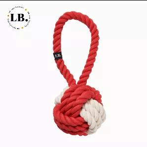 <h3>Description</h3>
<p>Our What-a-Tug was designed to provide dogs and their humans with hours of fun and vigorous exercise. Stylish, fun and unique. Our large rope toy is durable and sturdy.</p>
<ul>
<li>Rope toys are considered to be great for all breeds.</li>
<li>Helps keep dog's teeth clean.</li>
<li>Great for fetch.</li>
<li>Easy to carry.</li>
<li>Did we mention how fun it is to play tug-of-war with your pup?</li>
</ul>
<h3>Product Details</h3>
<ul>
<li>Measures 4'' diameter</li>
<li>Grea