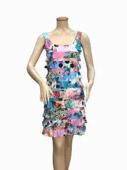 <p>This digital print dress is ideal for the days you need to go long while keeping your look lighthearted and blustery. You'll feel the stylish effortlessness and cleaned ease which the dress proposals in a delicate, comfortable French terry creation.</p><ul><li><span>95% Polyester/5% Spandex Blend </span></li><li><span>Machine Washable delicate cold cycle, tumble dry low heat. </span></li><li><span>Made in The U.S.A</span></li></ul>