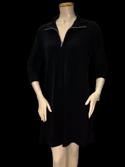 <meta charset="utf-8"><p>This beautiful Zipper Front with Collar 3/4 Sleeve Dress pullover style. Comfy to a perfect finish. Perfect for party, holiday, vacation, daily, engagement, Beachwear, Resort wear, travel, dinner, date, church, weekend, school and so on.<br></p><ul><li><span>Rayon/Polyester Blend</span></li><li><span>Machine Washable</span></li><li><span>Made in U.S.A</span><span> </span></li></ul><p> </p>
