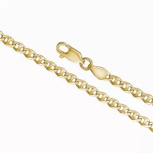 <li>ITALIAN CHAIN - high polished shiny 14k solid yellow gold flat mariner chain necklace unisex for men and women made in Italy - width 3mm length 20"</li><li>FINE QUALITY - MADE IN ITALY - Stamped 585 to authenticate the fineness of the gold 14 karat; Certificate of Authenticity include so that the recipient can appreciate the true value of the gift</li><li>GIFT READY PACKAGING - Comes beautifully packaged in a very special branded giftbox ideal and optimal gift presentation </li><li>THE QUALI