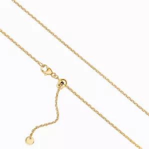 <li>QUALITY CHAIN - 14k solid yellow gold high polished shiny diamond cut cable chain easy adjustable length push button ball slider for men and women width 1.3mm length 20 inches - Made in Germany</li><li>SUPERIOR QUALITY - MADE IN GERMANY- Stamped 585 to authenticate the fineness of the gold 14 karat; Certificate of Authenticity include so that the recipient can appreciate the true value</li><li>GIFT READY PACKAGING - Comes beautifully packaged in a very special branded gift box ideal and opti