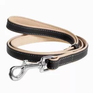 The Soft leash by WAUDOG is made of genuine softened leather that is a pure joy to hold in hand. We designed this soft leather dog leash with your comfort in mind to make your walks more enjoyable. <br><h4>WHY SOFT LEATHER DOG LEASH?</h4><p style="fonte-size: 15px;" alt="SOFTENED LEATHER" style="margin: 0px 20px 5px 0px;" align="left"><strong>SOFTENED LEATHER</strong> Not one but two layers of softened leather are what makes this leash truly special and luxurious. <br alt="GENUINE LEATHER" style