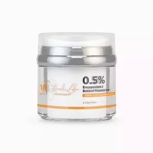 <p><strong>ENCAPSULATED RETINOL 0.5% CREAM:</strong> Touted as a miracle ingredient in modern skin care, Retinol is known for its ability to renew and refresh. Retinol is capable of acting intuitively to target individual imperfections. This anti-aging cream can also improve the appearance of uneven tone and texture, and diminish the look of expression lines and wrinkles.</p><p> </p><p>This formula contains encapsulated Retinol, which is highly prized for its ability to dramatically improve skin