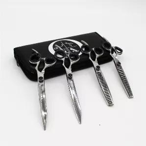 <strong>Introducing the Limited Edition shear set "The Obarks" .</strong><br>This 8" shear set includes four shears:<br><ul><br><li>"Marty" - The straight shooter that gets right to the point and gets the job done.</li><br><li>"Wendy" - The sly and slick curve of a shear that goes in and right back out of trouble.</li><br><li>"Charlotte" - The thinning shear that helps clean up the mess of others.</li><br><li>"Jonah" - Undervalued, this chunker smooths everything out if others get out of line.</