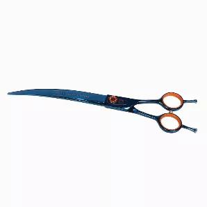 Extreme Super Curve 8.5"<br><br>With a high quality Japanese 440c steel, our beautiful blue titanium coating will surely help your grooms shine - both in the salon and on the stage!<br><br>All of our shears come with a 30 day Risk-Free Guarantee with original invoice/packing slip from original purchase date.<br>