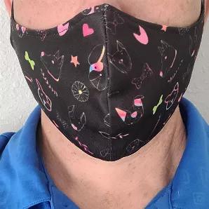 Stay Safe. Stay Calm. <br> These uniquely designed face masks are waiting for you to protect yourself. <br> Available colors - Solid Black, Stranger Times White, Stranger Times -Black, Ruff Life. <br> One Size<br>