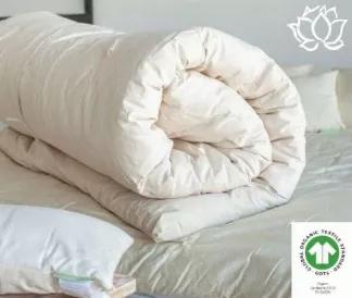 <strong>Soft, Supportive, & Pure</strong> <br>
<b>100% Organic Comfort You Can Trust</b> <br>
<p>Treat yourself with luxurious softness, supreme comfort, and ultimately, a restful night's sleep. This 100% organic topper can be placed on any mattress, giving you a 100% natural sleeping surface, free from all artificial materials and chemicals. <br>
Once this topper is on your bed, you'll melt into a 2" thick cushion of all-natural soft yet supportive 100% organic cotton comfort. This topper is al