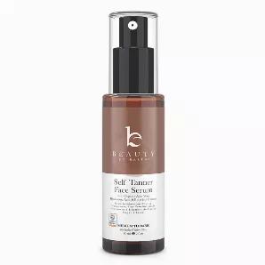 <p>No more baking your face in the sun. This self-tanner face serum has all the bronzed-babe glow without the sun damage. Just apply this serum, follow up with your favorite moisturizer or facial oil, and you're good to GLOW! Get a beautiful, natural-looking tan in just a few hours. </p>
<p>Our custom formula is filled with natural, plant-based ingredients like aloe vera, citrus, and peppermint. No more harsh chemicals, horrible fumes, or orange hues. This tan, made with DHA that's derived from 