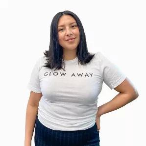 <p>Glow Away, with our comfy, 100% cotton tee. It's long, oh-so-soft, and the perfect shirt for chilling through the weekend or hanging with the girls.</p>
<p>LIMITED EDITION<br></p>
<p><strong>Product Details</strong></p>
<ul>
<li>100% Cotton</li>
<li>Color: White</li>
</ul>

