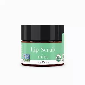 <p>Treat your lips to a little pampering with our organic mint lip scrub. Naturally nourishing and deliciously flavored, it'll keep your smile looking (and feeling) it's absolute best.</p> Weight -  .7oz 

