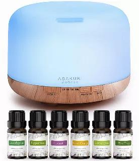<ul class="a-unordered-list a-vertical a-spacing-mini" data-mce-fragment="1">
<li data-mce-fragment="1"><span class="a-list-item" data-mce-fragment="1">5-IN-1 MULTIFUNCTIONAL AROMATHERAPY DIFFUSER: This ultrasonic essential oil diffuser is an amazing multifunctional aromatherapy device unlike any other you've used. It features a large 500ml water tank, 7 different LED colors, multiple mist diffuse modes, as well as a safety auto-switch that prevents it from overheating in case it runs out of wat