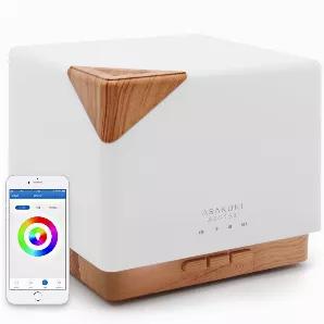 <ul class="a-unordered-list a-vertical a-spacing-mini" data-mce-fragment="1">
<li data-mce-fragment="1"><span class="a-list-item" data-mce-fragment="1">Intelligent Aromatherapy?? The special wifi aromatherapy diffuser can be compatible with Alexa and Google Home. This Innovative technology will let you control the diffuser in your voice. You just need to download the companion app to control the diffuser. You can change the color of the light, varying degrees of spray, schedule and etc.</span></