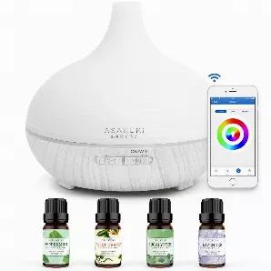 <ul class="a-unordered-list a-vertical a-spacing-mini" data-mce-fragment="1">
<li data-mce-fragment="1"><span class="a-list-item" data-mce-fragment="1">5-IN-1 MULTIFUNCTIONAL AROMATHERAPY DIFFUSER: This ultrasonic essential oil diffuser is an amazing multifunctional aromatherapy device unlike any other you've used. It features a large 300ml water tank, 7 different LED colors, multiple mist diffuse modes, as well as a safety auto-switch that prevents it from overheating in case it runs out of wat