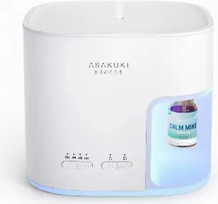 ASAKUKI Essential Oil Diffuser with Automatic Add Oil Design, Aromatherapy Diffuser with 8 LED Light Colors, Smart Scent Aroma Diffuser - Wide 500ml Water Tank, 4 Timers Scent Diffuser for Home, Spa