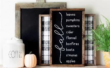 <p>. You are purchasing the Fall Sign Only .Hello Fall Wood Sign, Fall Bucket List, Farmhouse Fall Sign, Fall Wall Decor, Rustic Wood Signs</p><br><p>6" x 12" Framed and Unframed  and other sizes </p><br><p>All sizes are approximate </p><p>	Birch Wood</p><p>	Ready to hang</p><br><p> WE Ship USPS or UPS w/ Tracking to USA</p><br><p>IMPORTANT  INFO BELOW </p><p>*************************************</p><p> </p><p>Each of Strong N Free CDN Wooden Signs are designed and handmade in our Shop in Victor