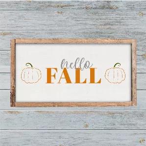 <p>Thanksgiving Decor - Hello Fall Sign - Fall Decor - Thanksgiving Wall Art - Autumn Sign - Home Decor - Farmhouse Sign - Fall Wood Sign</p><br><p>6" x 12" Framed and Unframed  and other sizes </p><br><p>All sizes are approximate </p><p>	Birch Wood</p><p>	Ready to hang</p><br><p> WE Ship USPS or UPS w/ Tracking to USA</p><br><p>IMPORTANT  INFO BELOW </p><p>Each of Strong N Free CDN Wooden Signs are designed and handmade in our Shop in Victoria BC (Vancouver island). Each sign is handmade with h