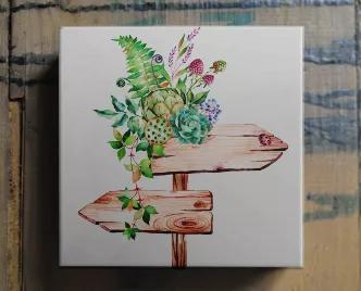 <p>Designed for the plant lover in you, these Watercolored Succulent Ceramic Coasters are the perfect gift for the botanist in the family! </p><p> </p><p>All of our designs are tranferred directly onto your piece and will not crack, peel or wash away.</p>