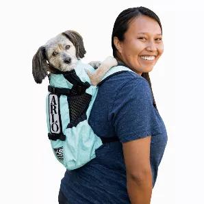 <p>The Air 2 is the backpack dog carrier people know best. Available in sizes XS-L, it is a durable, breathable mid-level backpack perfect for smaller to medium size dogs. The Air 2 is offered at a reasonable price while including the essential safety and comfort features needed for a comfortable experience. This backpack is recommended for intermediate grade walks, hikes, public transportation, and bike rides. The Air 2 is constructed with durable Cordura fabric and form-fitting mesh on the sid