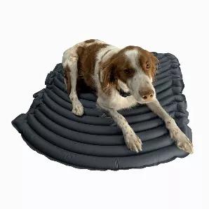 
<h4>DESCRIPTION</h4>
<p>The K9 Sport Sleeper is the most advanced inflatable dog bed of its kind. This product was created to eliminate the need of carrying a bulky dog bed without abandoning functionality. The Sport Sleeper has Klymit technology offering durability, comfort and ease of use. Unlike traditional inflatable sleeping beds that flatten, the bed's deep welds create expansion zones that allow your bed to fully loft beneath your pet. In other words, your dog won't be sleeping on the gr