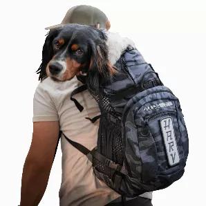 <p>The Plus 2 is a backpack dog carrier with a multi-functional storage pack. The storage pack is great for bringing gear, treats, or other necessities along on your adventures. It also acts as a support for your dog?EUR(TM)s back, pulling your pup in snuggly against your back. Available in sizes S-L, its thicker shoulder straps and padded back panel allow for more weight and strenuous activities. The Plus 2 is our most complete carrier for small to medium sized dogs and fits dog owners small to