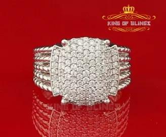 <p><span style="color:#c0392b;"><strong>10K White Gold Finish Silver CZ Ladies Adjustable Ring Size 7.5-8.5 </strong></span></p><p>Custom Label: KOB12449W-A32KOB</p><p>All Ring Exemplies elite Craftmanship and attention to detail. This piece glistens with shimmering round cut stones light from all angles.This is  Perfect Gift for any Occasion for your Loved Ones.<br>This piece is flooded with hand-set micro stones, to keep it shining from all angles. <br>This unique piece will set you apart from