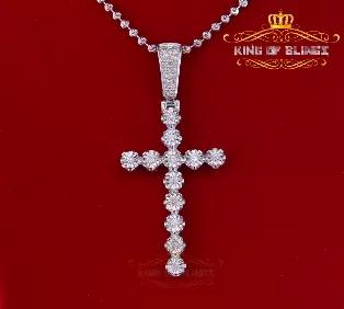 <p><span style="color:#c0392b;"><strong>10K White Gold Finish Silver Real Diamond 1.25CT Cross Pendant </strong></span></p><p>Custom Label: KOB19264W-A259KOB</p><p>All Pendant Exemplies elite Craftmanship and attention to detail. This piece glistens with shimmering round cut stones light from all angles.This is  Perfect Gift for any Occasion for your Loved Ones.<br>This piece is flooded with hand-set micro pave stones, to keep it shining from all angles. <br>This unique piece will set you apart 