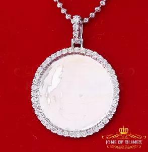 <p><span style="color:#c0392b;"><strong><span style="font-size:14px;">10K White Gold Finish Silver 1.75" Picture Pendant with 1.25CT Real Diamonds </span></strong></span></p><p>Custom Label: KOB19252W-A259KOB</p><p>All Pendant Exemplies elite Craftmanship and attention to detail. This piece glistens with shimmering round cut stones light from all angles.This is  Perfect Gift for any Occasion for your Loved Ones.<br>This piece is flooded with hand-set stones, to keep it shining from all angles. <