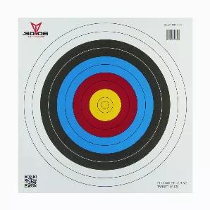 A staple for the range, the .30-06 Outdoors 10 Ring Paper Target doubles as an archery or shooting target. The target is designed with multi-colored rings to help track your shot and features a bulls-eye in the center. These 10 Ring Paper Targets are notepad style to keep your spot at the range tidy. With this 100 target pack, attach and replace targets as often as you need when sighting in or practicing your shot.