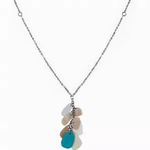 <p>This attractive pendant necklace highlights the natural beauty of bullhorn. Measures 29". Available in Sea Breeze, Sunset, and Turquoise. Proceeds support Helping Hand Artisans, HHPLIFT's global artisan network. Benefits have included clean water, free education, safe transportation, micro-loans, disaster relief, and more.</p>